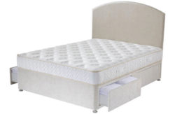 Airsprung Taunton 1200 Ptop Mem Foam Kingsize 4 Drw Divan